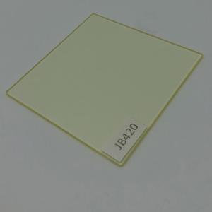 定制金黃色光學玻璃-長波通420nm濾光片