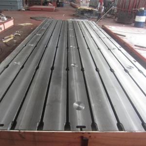国晟机械支持来图定制铸铁试验平台T型槽铆焊平板